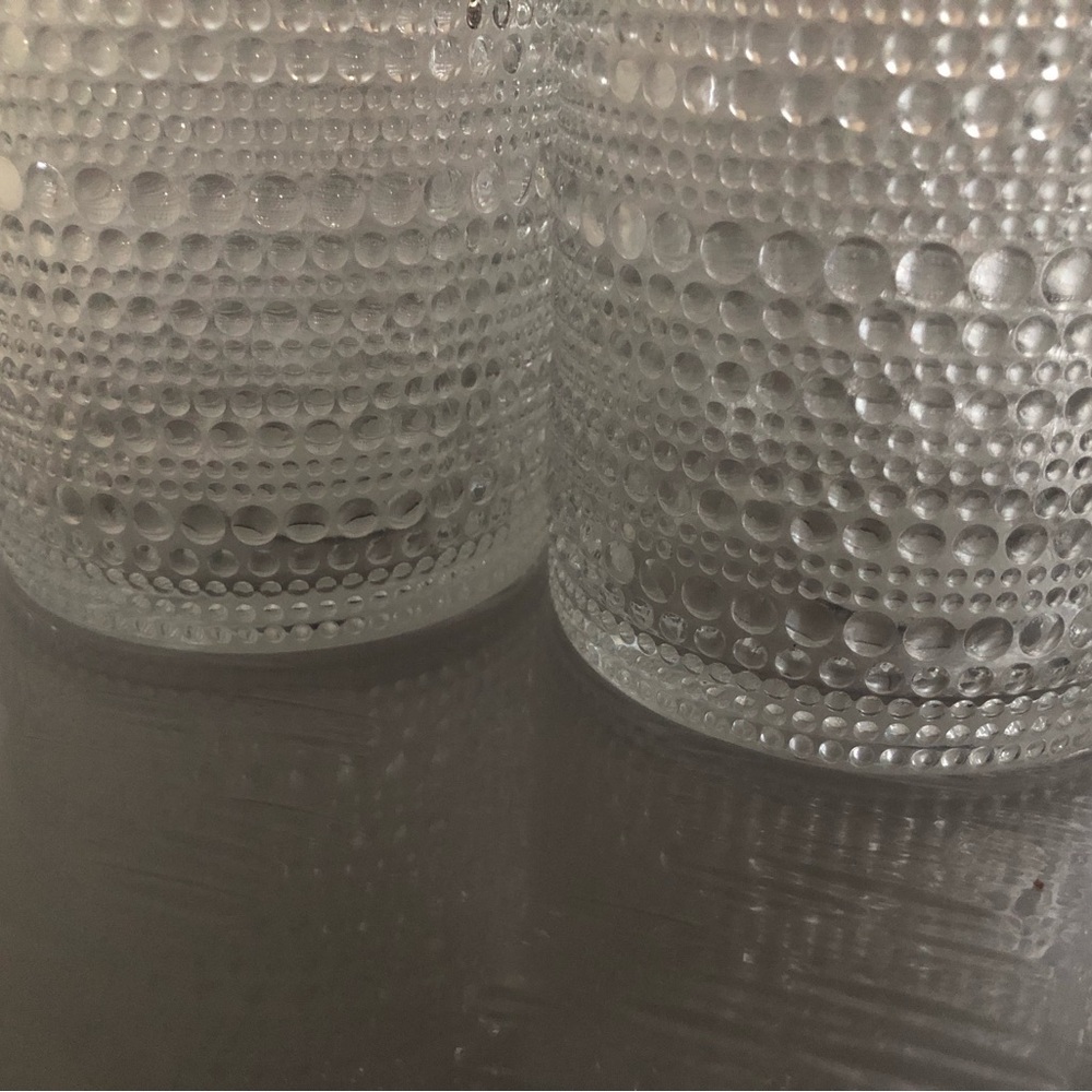 Vintage glass mug set of 4